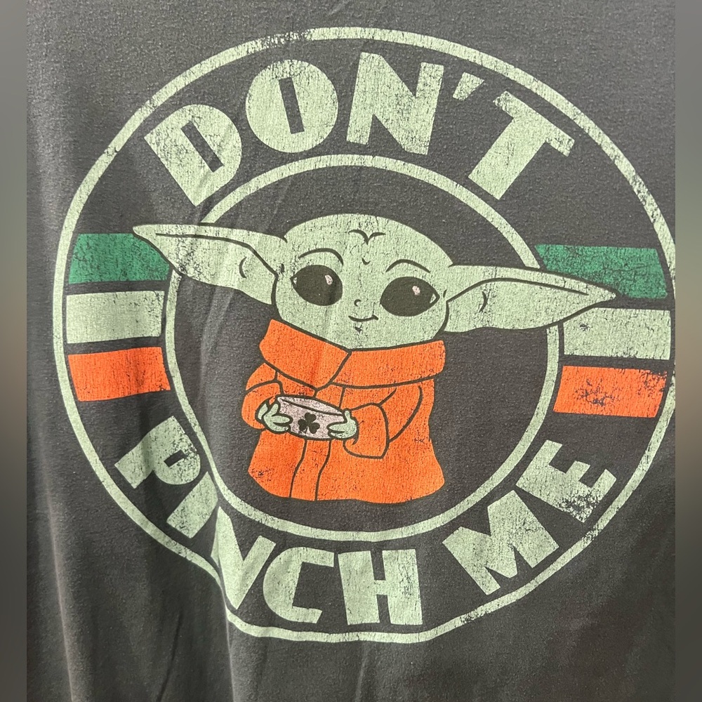 Unk Black Tee with Green and Orange Graphic